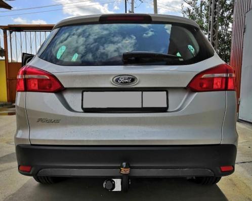 Фаркоп для Ford Focus III 2011-2018 универсал съемный крюк на двух болтах 1500кг Автос