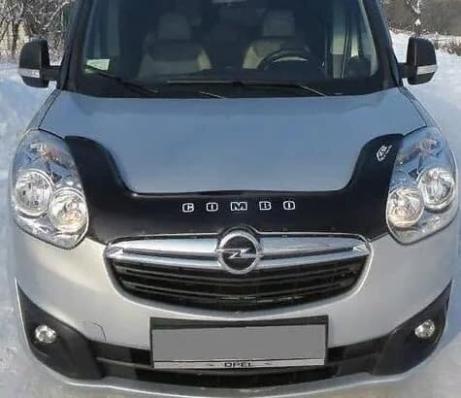 Дефлектор капота (мухобойка) Opel Combo D с 2011 г.в. (Опель Комбо) Вип Тюнинг